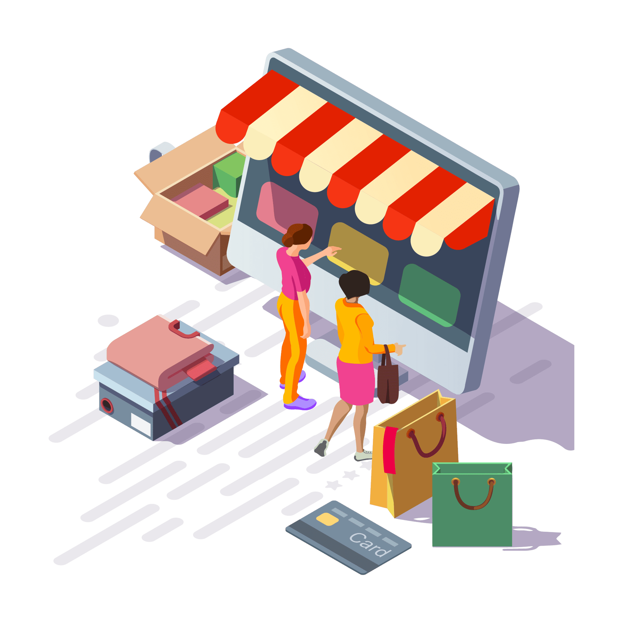 customer buying online